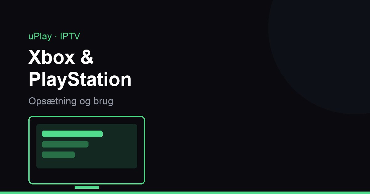 Xbox-controller foran et fjernsyn, der viser en kanalliste i en webafspiller